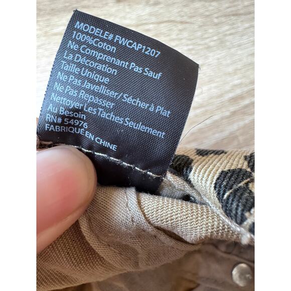 David & Young Leopard Print Baseball Cap - Picture 9 of 9